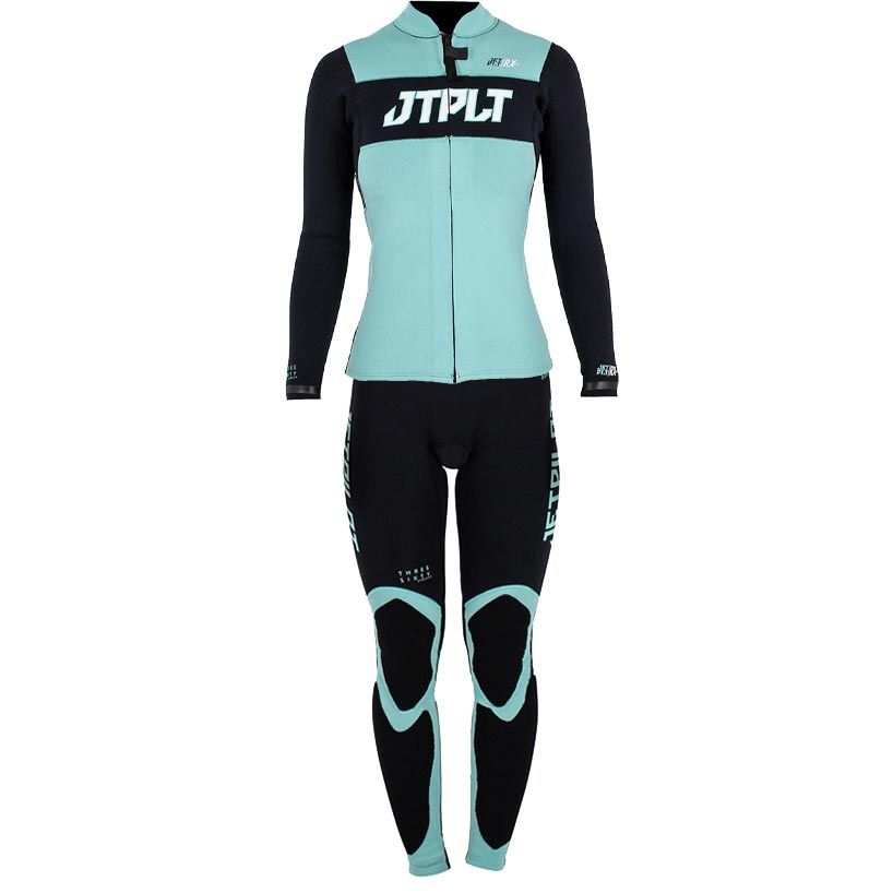 Гидрокостюм женский длинный без рукавов+гидрокуртка на молнии Jetpilot RX Jane-Jacket Black-Teal S22