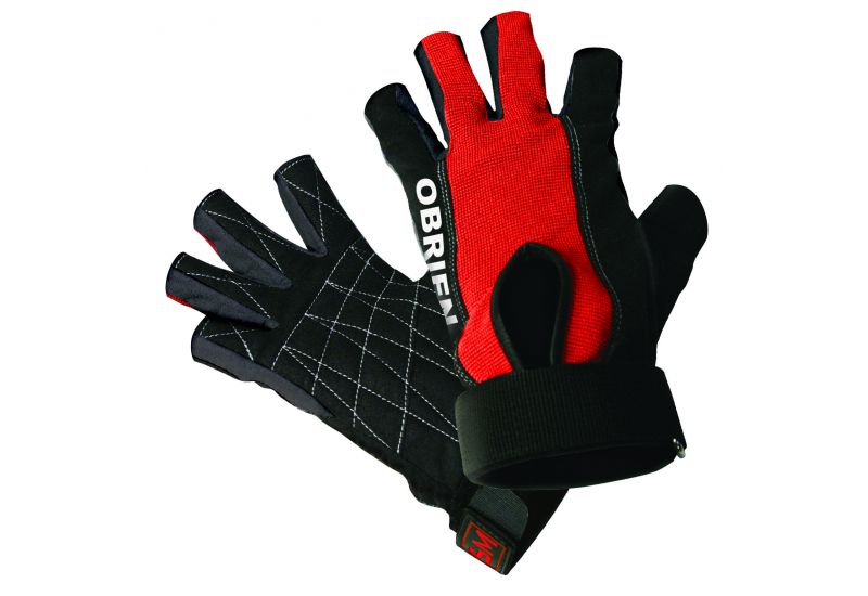 Перчатки OBrien Ski Skin 3-4 Blk-Red S18